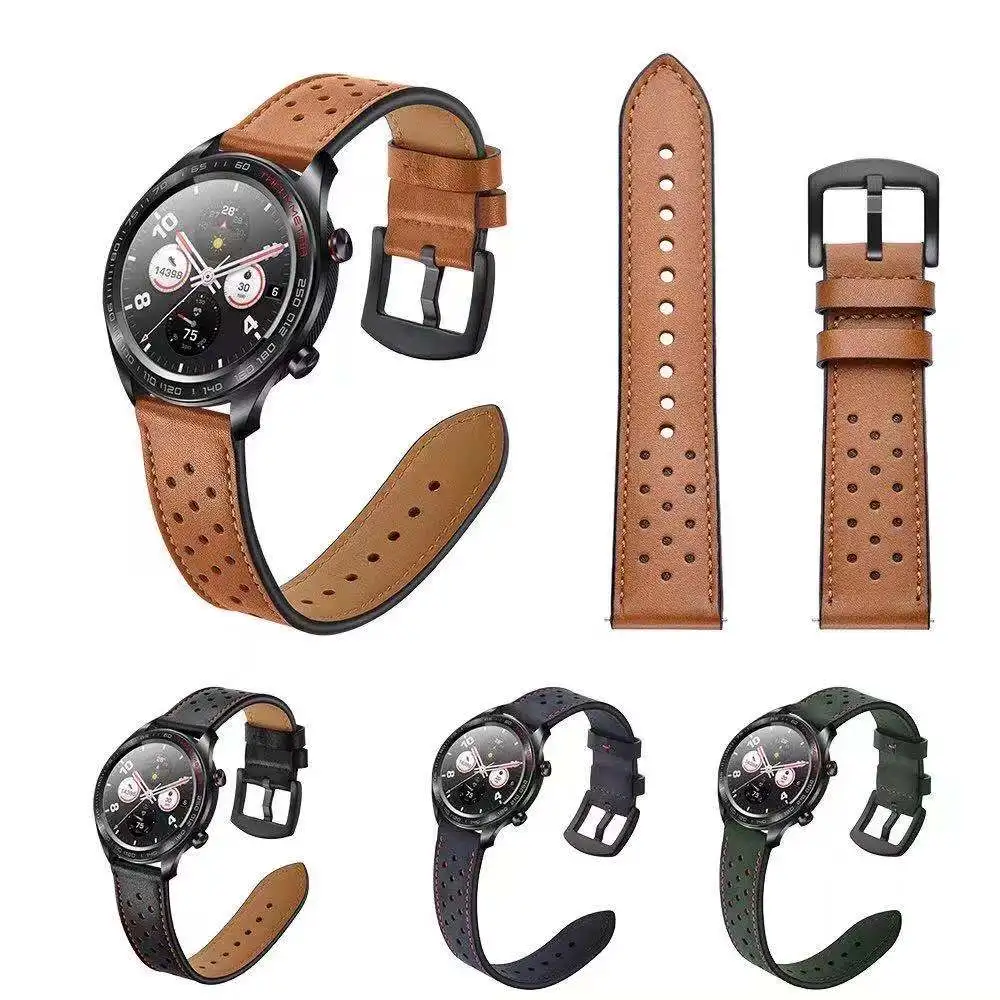 22mm 20mmLeather Strap for Samsung Galaxy Watch 3/Huawei watch GT2/Amazfit GTR Breathable bracelet wristband for Galaxy watch 4
22mm 20mmLeather Strap for Samsung Galaxy Watch 3/Huawei watch GT2/Amazfit GTR Breathable bracelet wristband for Galaxy watch 4