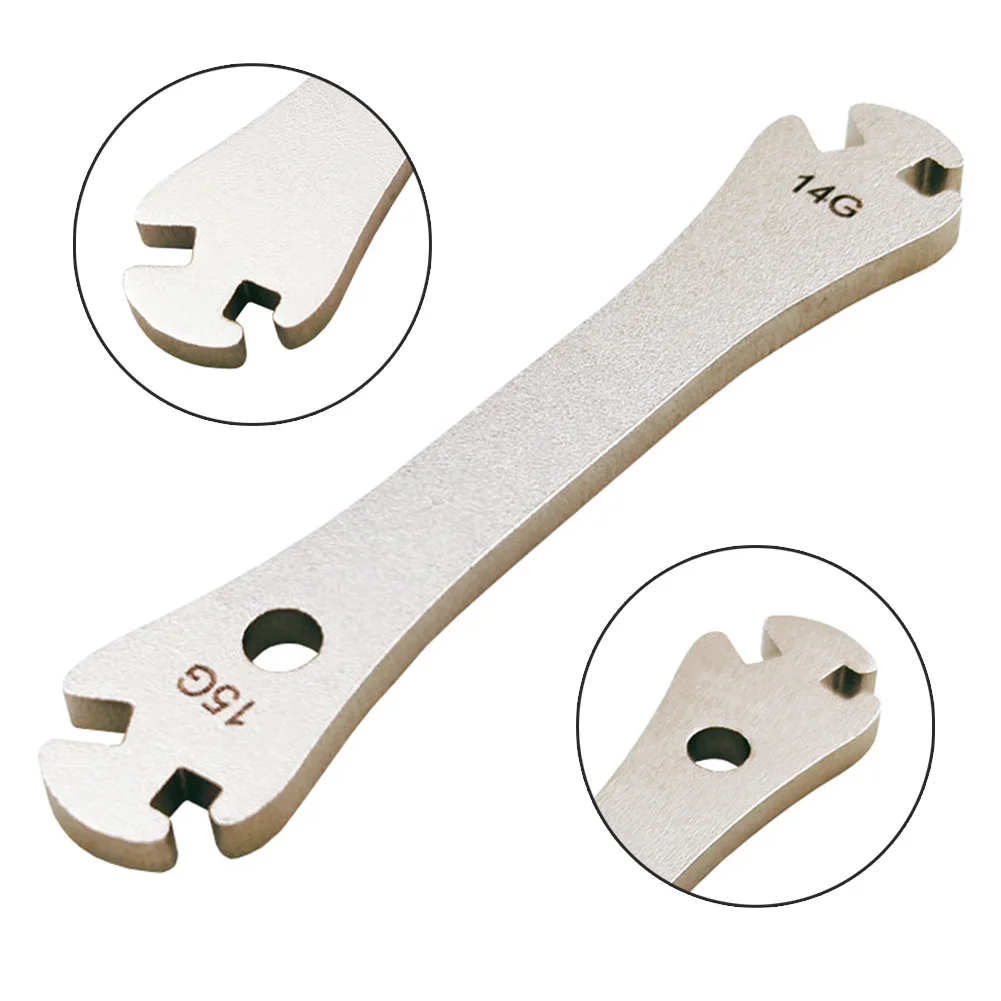 Bicycle Wheel Spoke Wrench Spoke Tightening Correction Repair Wire Wrench 14/15G Stainless Steel Bicycle Cycling Accessories
Bicycle Wheel Spoke Wrench Spoke Tightening Correction Repair Wire Wrench 14/15G Stainless Steel Bicycle Cycling Accessories