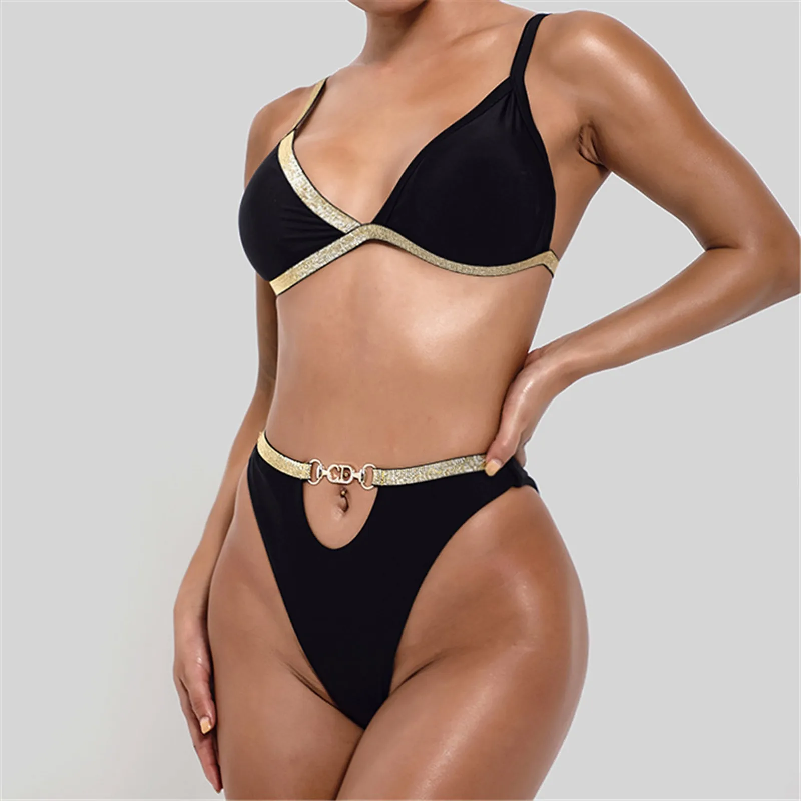 Two-piece Solid Swimsuit Sexy Beachwear Swimwear Bikini Bathing Suit Biquini Sexy Push Up Women Costume da bagno 
Two-piece Solid Swimsuit Sexy Beachwear Swimwear Bikini Bathing Suit Biquini Sexy Push Up Women Costume da bagno