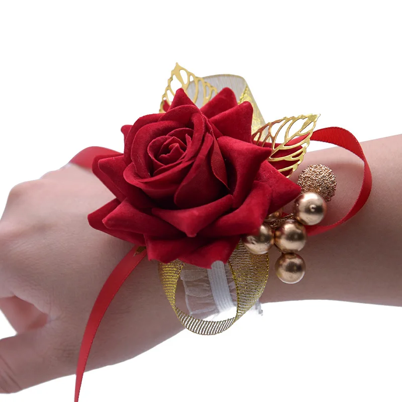 1pcs Bride Wedding Hand Decoration Bouquet Bridesmaid Christmas Wedding Gift Wrist Flower
1pcs Bride Wedding Hand Decoration Bouquet Bridesmaid Christmas Wedding Gift Wrist Flower