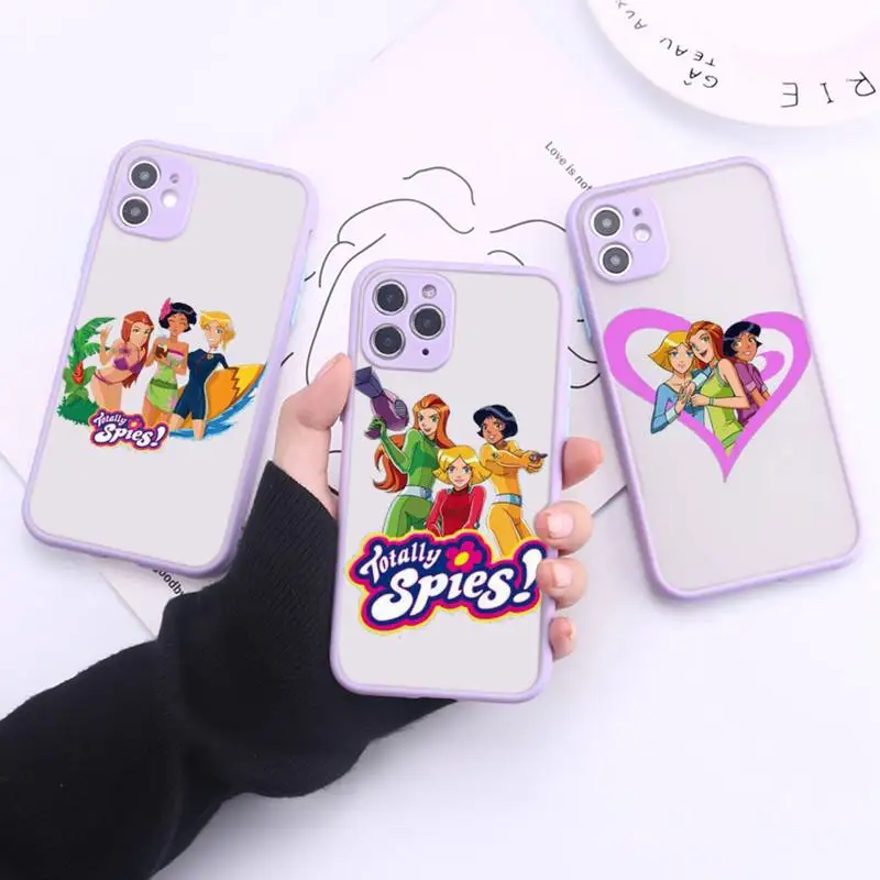 Cartoon Totally Spies Phone Case Transparent Matte For IPhone 7 8 11 12 S Mini Pro X XS XR MAX Plus Cover Shell
Cartoon Totally Spies Phone Case Transparent Matte For IPhone 7 8 11 12 S Mini Pro X XS XR MAX Plus Cover Shell