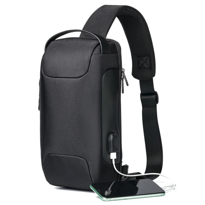 Men's Waterproof USB Oxford Crossbody Bag Anti-theft Shoulder Sling Bag Multifunction Short Travel Messenger Chest Pack For Male
Men's Waterproof USB Oxford Crossbody Bag Anti-theft Shoulder Sling Bag Multifunction Short Travel Messenger Chest Pack For Male