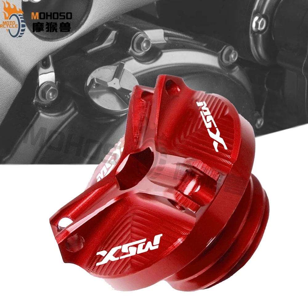 MSX 125 Motorcycle Accessories Engine Oil Cup Plug Cover For Honda MSX125 Grom MSX 125 M20*25 Motorcoss Aluminum Oil Filler Cap
MSX 125 Motorcycle Accessories Engine Oil Cup Plug Cover For Honda MSX125 Grom MSX 125 M20*25 Motorcoss Aluminum Oil Filler Cap