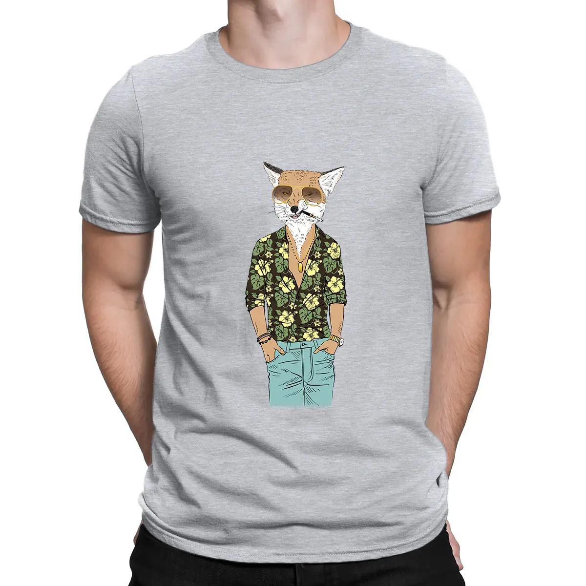 100% Cotton Summer Harajuku Holiday Fashion Gentltmen Mens Tops Clothes cool fox print short sleeve streetwear oversize tshirt 
100% Cotton Summer Harajuku Holiday Fashion Gentltmen Mens Tops Clothes cool fox print short sleeve streetwear oversize tshirt