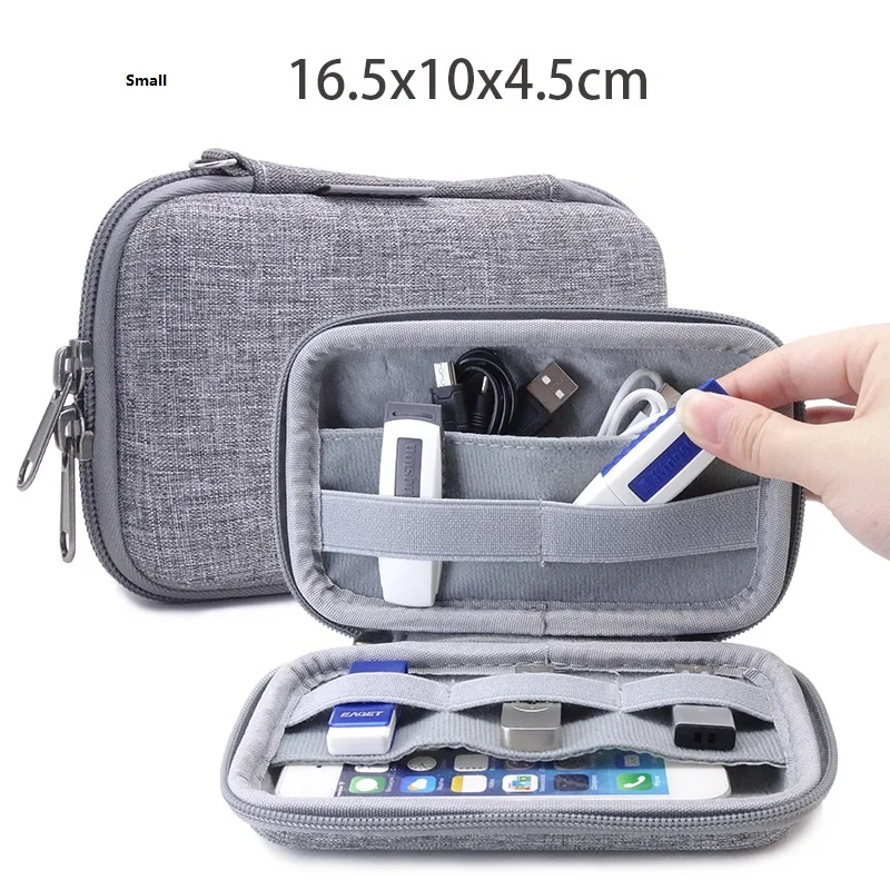 Hard shell bag Grey Travel Carrying Protective Case for USD Disk Key electronic device cable USB External Hard Disk Drive HDD
Hard shell bag Grey Travel Carrying Protective Case for USD Disk Key electronic device cable USB External Hard Disk Drive HDD
