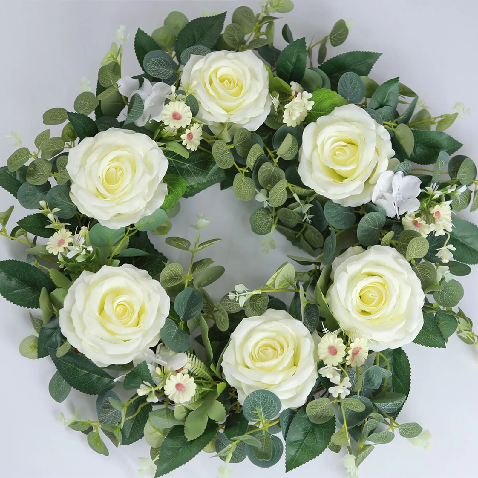 22inch Simulation Wreaths Decorative Flower Ornaments Wedding Garden Home Christmas Festival Decor Garland Beautiful Flowers 
22inch Simulation Wreaths Decorative Flower Ornaments Wedding Garden Home Christmas Festival Decor Garland Beautiful Flowers