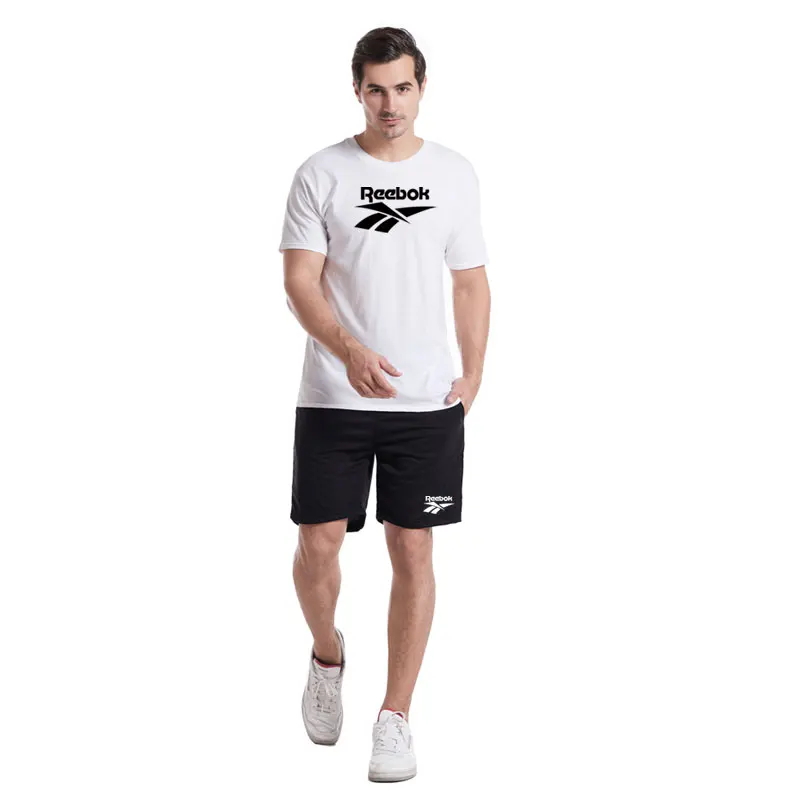 Casual Sports Suit Men's Summer 2021 New Short-sleeved T-shirt Two-piece Comfortable And Breathable Lightweight Shorts
Casual Sports Suit Men's Summer 2021 New Short-sleeved T-shirt Two-piece Comfortable And Breathable Lightweight Shorts