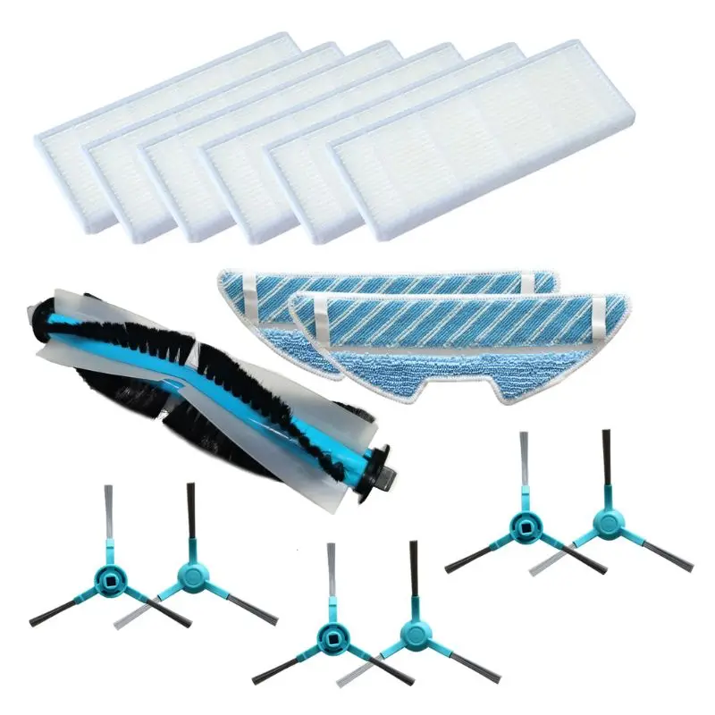 1 Set Vacuum Cleaner Spare Parts Roller Main Brush Dust Hepa Filter Side Brush Mop Pad for Conga 1290 1390 Replacement 19QE
1 Set Vacuum Cleaner Spare Parts Roller Main Brush Dust Hepa Filter Side Brush Mop Pad for Conga 1290 1390 Replacement 19QE