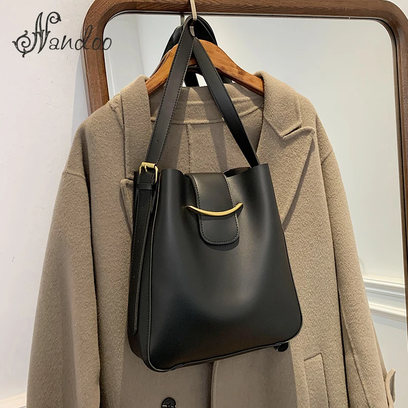 2 Pcs/set Simple Vintage PU Leather Small Bucket Crossbody Bags For Women 2021 Designers Ladies Luxury Black Shoulder Handbags
2 Pcs/set Simple Vintage PU Leather Small Bucket Crossbody Bags For Women 2021 Designers Ladies Luxury Black Shoulder Handbags