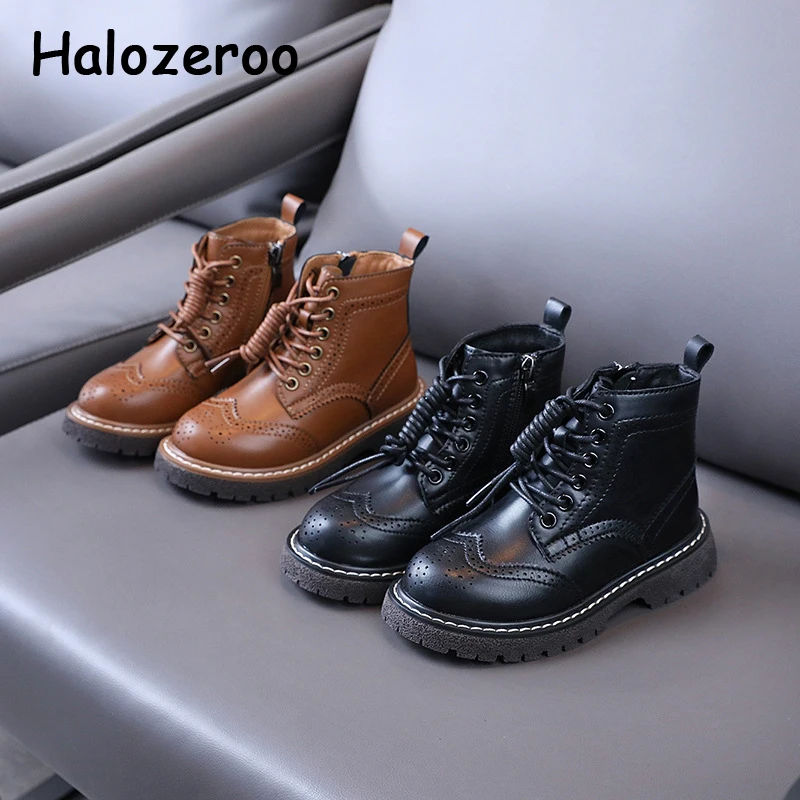 Autumn New Kids Boots Children Full Grain Leather Shoes Baby Girls Brown Riding Boots Boys Brand Ankle Shoes Fashion Martin Boot
Autumn New Kids Boots Children Full Grain Leather Shoes Baby Girls Brown Riding Boots Boys Brand Ankle Shoes Fashion Martin Boot