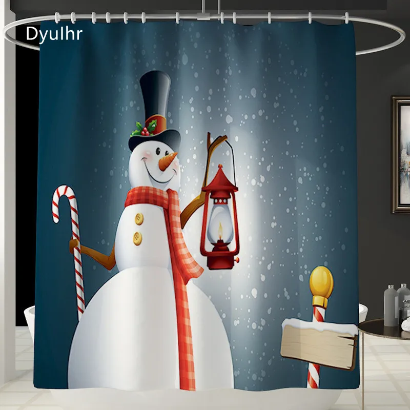 Bathroom Accessories Snowman Santa Claus Elk Pattern Polyester Waterproof Shower Curtain Toilet Seat Mat Floor Mat Bathroom Kit
Bathroom Accessories Snowman Santa Claus Elk Pattern Polyester Waterproof Shower Curtain Toilet Seat Mat Floor Mat Bathroom Kit