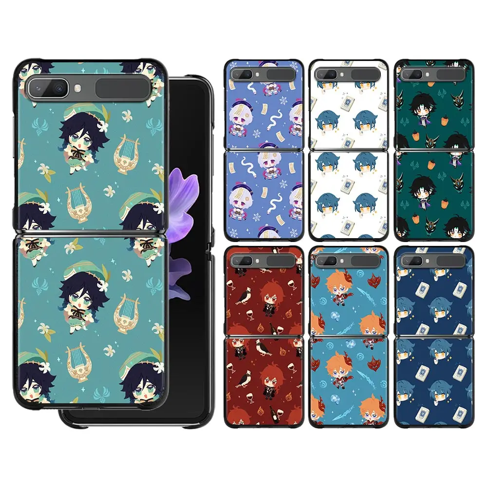 Case For Samsung Galaxy Z Flip3 z flip 3 5G PC Cases for Samsung Z Flip Cover Black Shell Hard Fundas Cartoon Genshin Impact
Case For Samsung Galaxy Z Flip3 z flip 3 5G PC Cases for Samsung Z Flip Cover Black Shell Hard Fundas Cartoon Genshin Impact