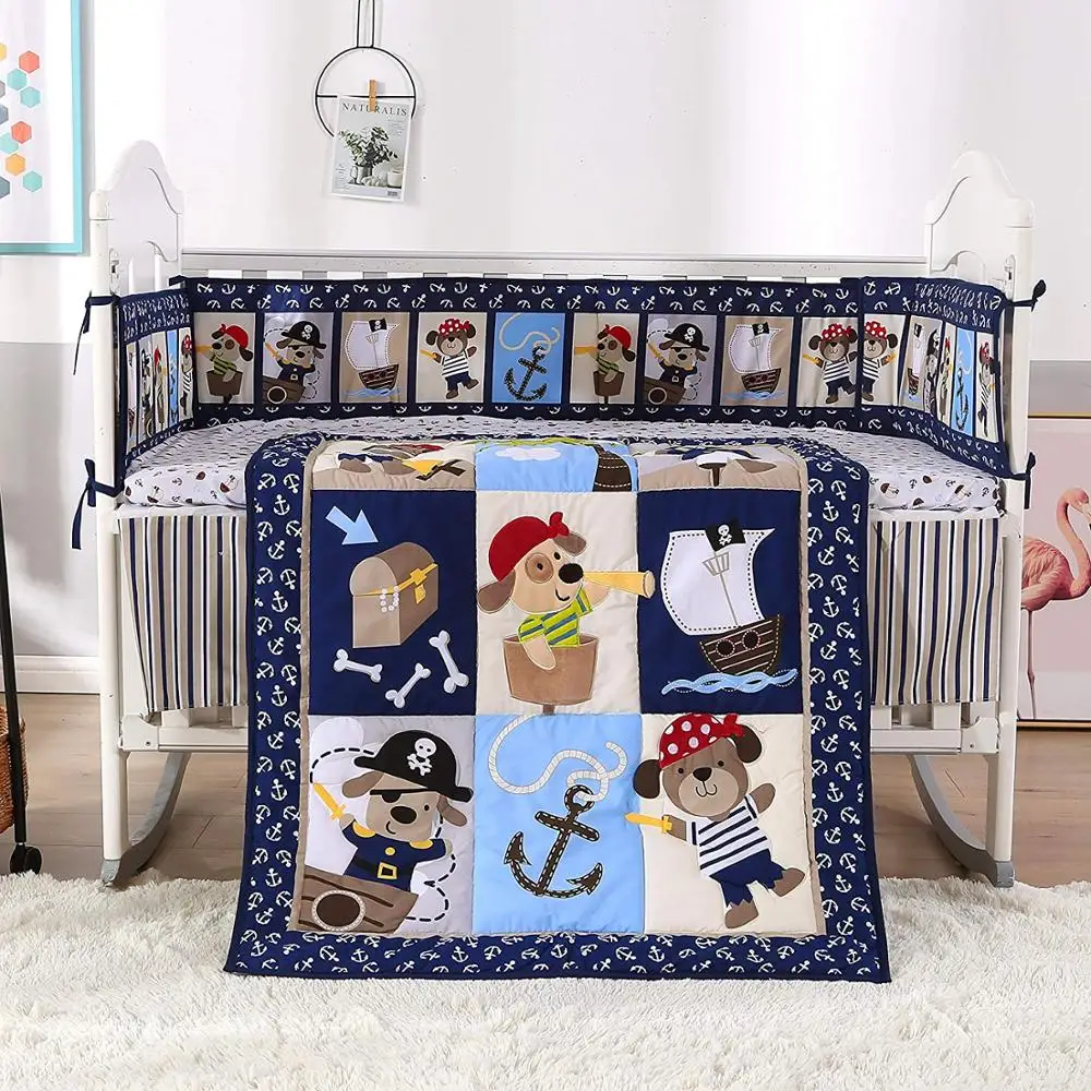 Комплект детской постельного белья из 7 предметов, Детский Комплект постельного белья, детская кроватка, постельное белье (4 бампера + пододе... 
Комплект детской постельного белья из 7 предметов, Детский Комплект постельного белья, детская кроватка, постельное белье (4 бампера + пододе...