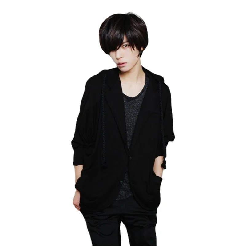S-4XL Korean Men's Non-mainstream Bat-style Trendy Men's Plus Size Hooded Cardigan Jacket Bat Sleeve Tide Men Hoodies Men
S-4XL Korean Men's Non-mainstream Bat-style Trendy Men's Plus Size Hooded Cardigan Jacket Bat Sleeve Tide Men Hoodies Men