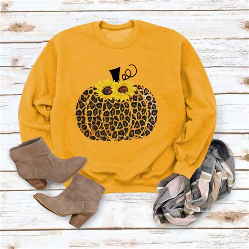 Women Leopard Pumpkin Flowers Shirt Soft Crew Neck Top Winter Casual Letters Blouse Streetwear Hipster Floral Sweatshirt
Women Leopard Pumpkin Flowers Shirt Soft Crew Neck Top Winter Casual Letters Blouse Streetwear Hipster Floral Sweatshirt
