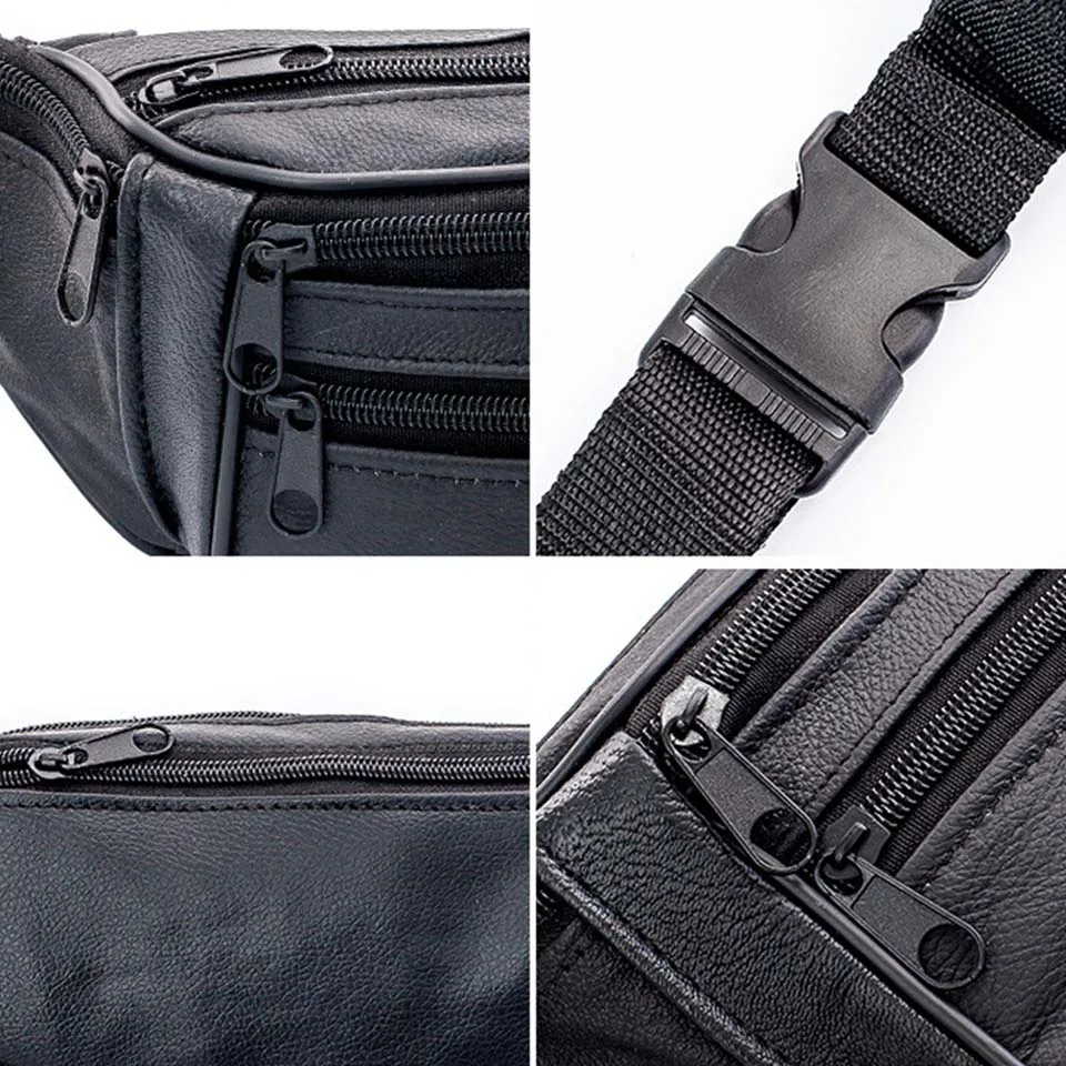 Men Genuine Leather Waist Bag Leather Fanny Pack Hip Purse Travel Carry On Pouch Bags High Quality fashion Crossbody Bag Purses
Men Genuine Leather Waist Bag Leather Fanny Pack Hip Purse Travel Carry On Pouch Bags High Quality fashion Crossbody Bag Purses