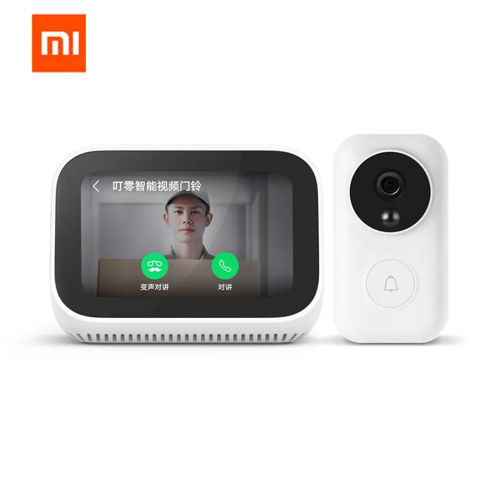 Оригинальный цифровой динамик Xiaomi AI с сенсорным экраном Bluetooth 5 0 Wi Fi будильник
