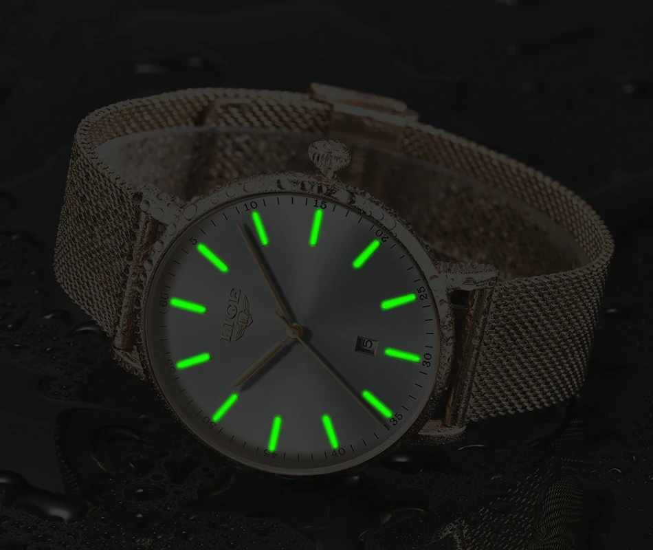 Fashion Women Rose Blue Ultra-Thin Stainless Steel Casual Wristwatch Simple Elegant Dress Ladies Waterproof Watches LIGE 9908
Fashion Women Rose Blue Ultra-Thin Stainless Steel Casual Wristwatch Simple Elegant Dress Ladies Waterproof Watches LIGE 9908
