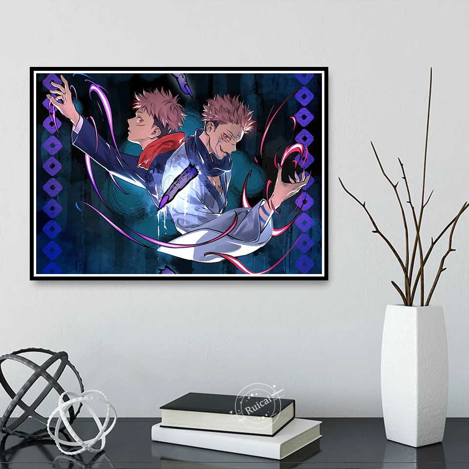 Jujutsu Kaisen Poster Anime Pictures Canvas Painting Wall Art For Living Room Home Decoration
Jujutsu Kaisen Poster Anime Pictures Canvas Painting Wall Art For Living Room Home Decoration