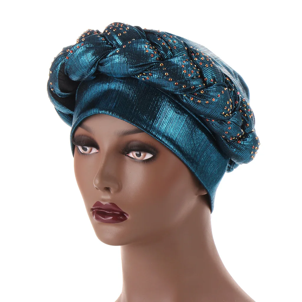 Muslim Turban Bonnet Wrap Head Scarf Hijab Hat Woman Inner Hijab Caps Two-Color Sequined Headscarf Fashion Prom Headband Hat 
Muslim Turban Bonnet Wrap Head Scarf Hijab Hat Woman Inner Hijab Caps Two-Color Sequined Headscarf Fashion Prom Headband Hat