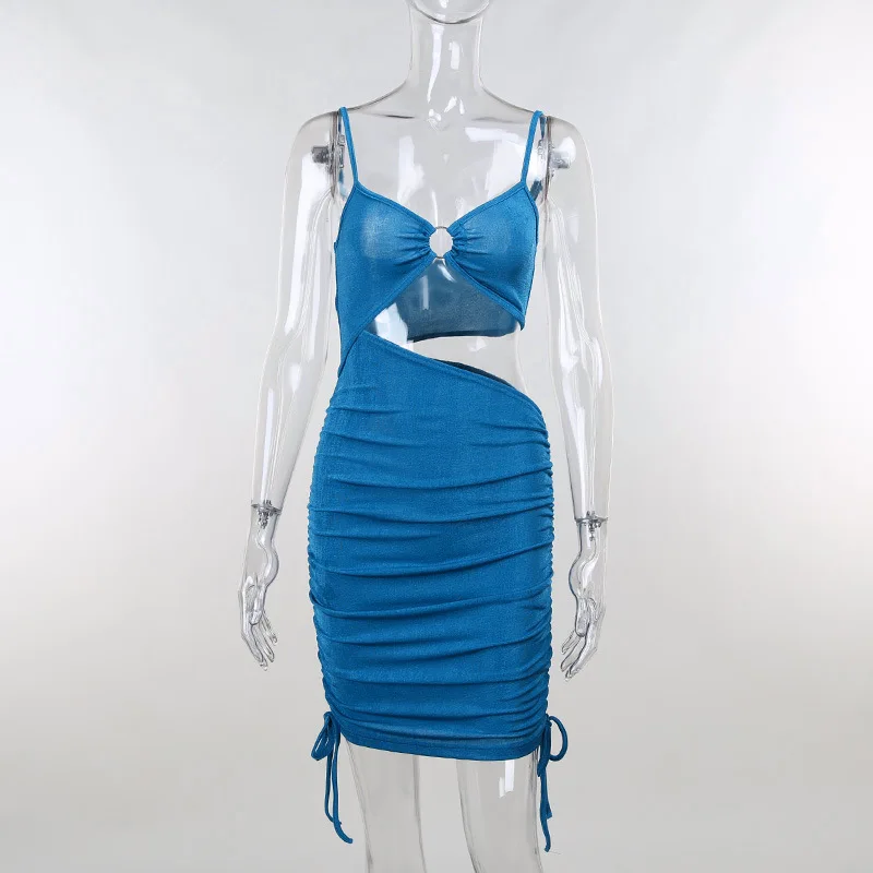 WJFZQM Sexy Spaghetti Strap Ruched Dress Women Drawstring Bandage Bodycon Dress Backless Hollow Out Club Party Pink Mini Dress
WJFZQM Sexy Spaghetti Strap Ruched Dress Women Drawstring Bandage Bodycon Dress Backless Hollow Out Club Party Pink Mini Dress