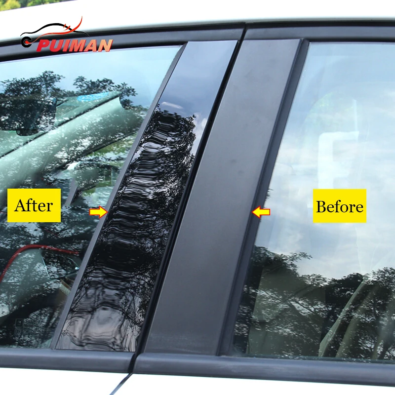 6 PCS Car B C Pillar Middle Central Column PC Window Trim Decoration Strip Protection Sticker For MG 6 MG6 Hatchback 2010-2015
6 PCS Car B C Pillar Middle Central Column PC Window Trim Decoration Strip Protection Sticker For MG 6 MG6 Hatchback 2010-2015
