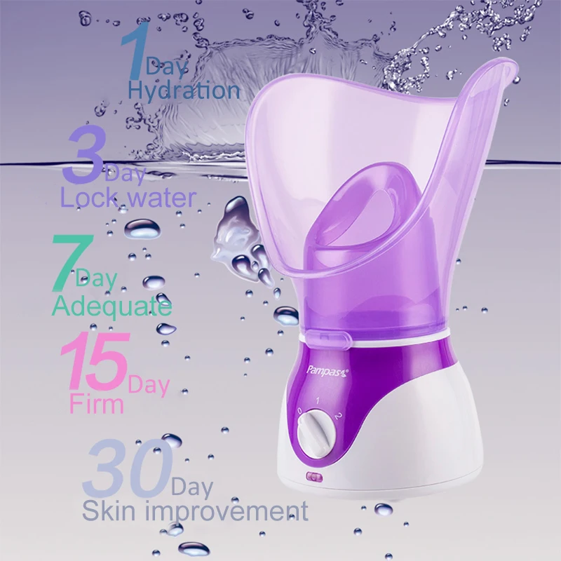 

Facial Face Steamer Deep Cleanser Mist Steam Sprayer Spa Skin Vaporizer Promote Blood Circulation 110-240V 130W