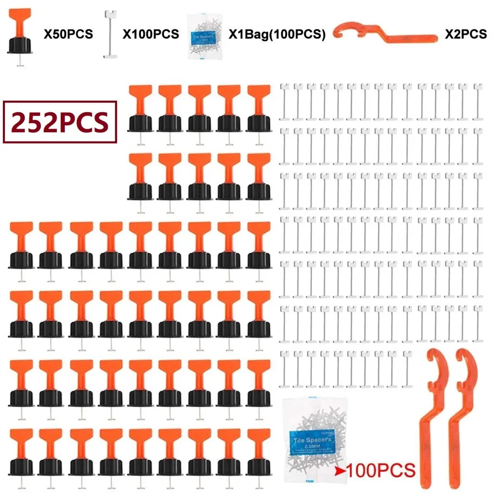 252* Reusable Tile Leveling System Wall Floor Tile Leveler Spacers With Wrench Tile Leveling System Leveler Locator Spacers
252* Reusable Tile Leveling System Wall Floor Tile Leveler Spacers With Wrench Tile Leveling System Leveler Locator Spacers