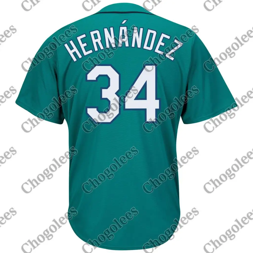 

Baseball Jersey Felix Hernandez Seattle Majestic Cool Base Player Jersey - Northwest Green