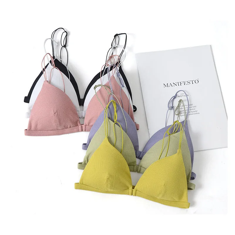 Women Seamless Deep V Cotton Bra Soft Solid Color Bralette Lingerie Girl's Brassiere Female Soft Backless Bras
Women Seamless Deep V Cotton Bra Soft Solid Color Bralette Lingerie Girl's Brassiere Female Soft Backless Bras