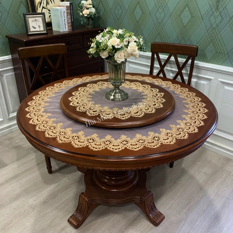 Europe embroidered Warm large round tablecloth table cloth art lace double yarn Transparent cover small disc table mat HM81
Europe embroidered Warm large round tablecloth table cloth art lace double yarn Transparent cover small disc table mat HM81