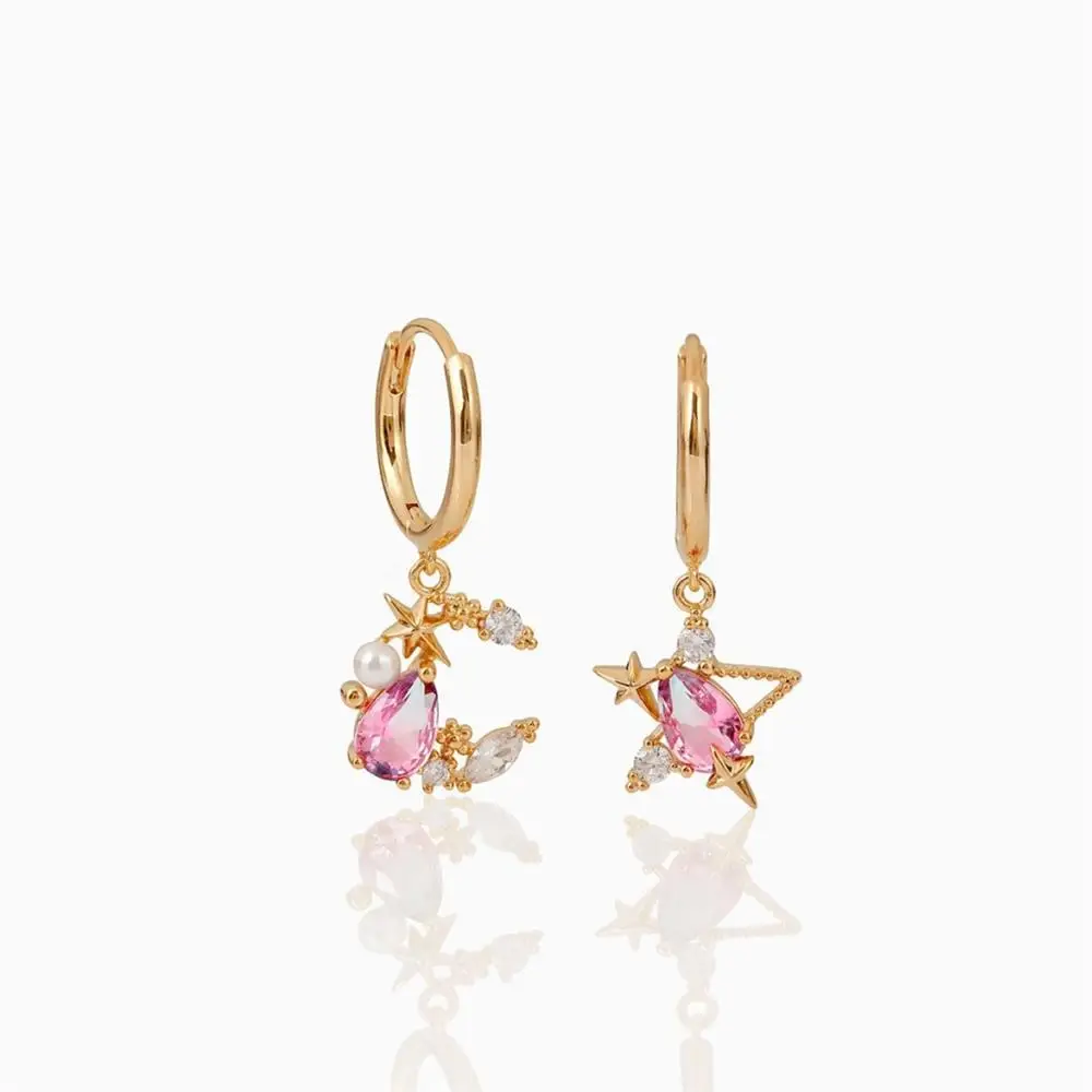 A Pair Star Moon Stud Earrings For Women Brass Plated With 18k Gold 2022 Trends Jewelry Ear Cuffs For Teens And Girls Gifts
A Pair Star Moon Stud Earrings For Women Brass Plated With 18k Gold 2022 Trends Jewelry Ear Cuffs For Teens And Girls Gifts