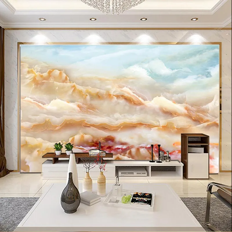 Custom 3D Oil Painting Mural Fashion Chinese Style Marble Imitation Jade Business Family Living Room Background Wallpaper
Custom 3D Oil Painting Mural Fashion Chinese Style Marble Imitation Jade Business Family Living Room Background Wallpaper