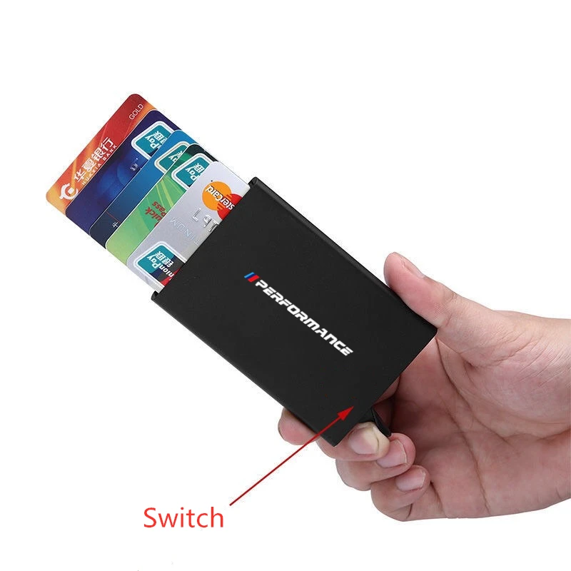 Smart Wallet Thin ID Card Case RFID Automatically Metal Bank Credit Card Holder For BMW BMW E30 E46 E34 E39 E90 E91 E60 E36 E92
Smart Wallet Thin ID Card Case RFID Automatically Metal Bank Credit Card Holder For BMW BMW E30 E46 E34 E39 E90 E91 E60 E36 E92
