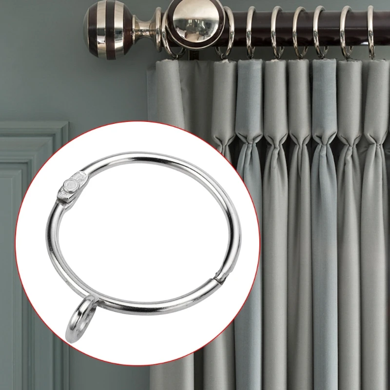 K1KA 20 Pieces 1.5inch Inner Diameter Openable Curtain Rings with Eyelets Metal Curtain Rings Window Treatment Hardware
K1KA 20 Pieces 1.5inch Inner Diameter Openable Curtain Rings with Eyelets Metal Curtain Rings Window Treatment Hardware