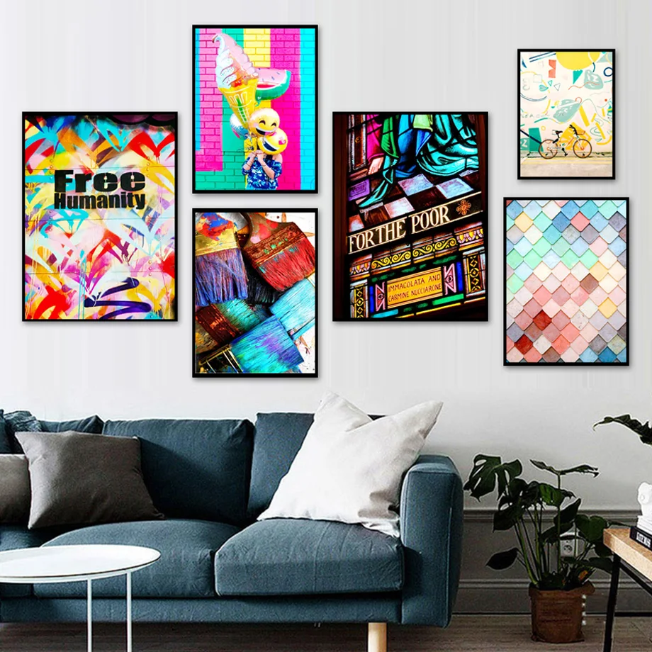 Street Graffiti Free Color Brush Bicycle Wall Art Canvas Painting Nordic Posters And Prints Wall Pictures For Living Room Decor
Street Graffiti Free Color Brush Bicycle Wall Art Canvas Painting Nordic Posters And Prints Wall Pictures For Living Room Decor