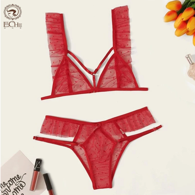 Leechee Sexy Bra Set Comfortable Bras For Women Red Sexy Lingerie Polka Dot Mesh Underwear See Through Honeymoon Lingerie Set
Leechee Sexy Bra Set Comfortable Bras For Women Red Sexy Lingerie Polka Dot Mesh Underwear See Through Honeymoon Lingerie Set