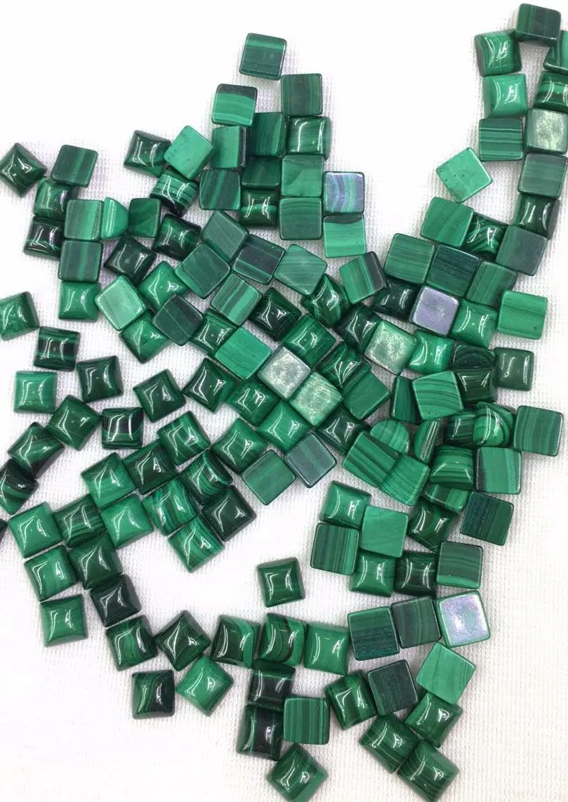 100% Natural Malachite Bead Cabochon 8mm 12mm Square Gem Stone Jewelry Cabochon Ring Face,10pcs/lot
100% Natural Malachite Bead Cabochon 8mm 12mm Square Gem Stone Jewelry Cabochon Ring Face,10pcs/lot