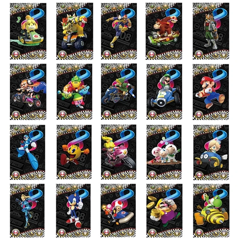 20pcs Mario Kart NFC Card Linkage Standard Card High Quality Work For Switch Games 85.5*54mm
20pcs Mario Kart NFC Card Linkage Standard Card High Quality Work For Switch Games 85.5*54mm