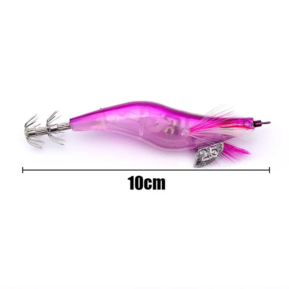 1pc Flashing LED Fishing Lure Flash Light 10cm Luminous Squid Jig Shrimp Fish Lure Bait Night Random Color Delivery Accessories
1pc Flashing LED Fishing Lure Flash Light 10cm Luminous Squid Jig Shrimp Fish Lure Bait Night Random Color Delivery Accessories