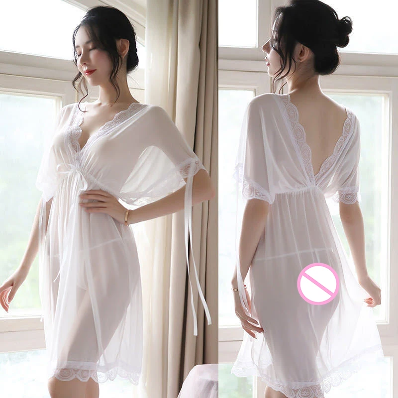2020 Transparent sexy nightdress Women Lingerie Babydoll Sleepwear Underwear Lace Dress Nightwear +G-string
2020 Transparent sexy nightdress Women Lingerie Babydoll Sleepwear Underwear Lace Dress Nightwear +G-string