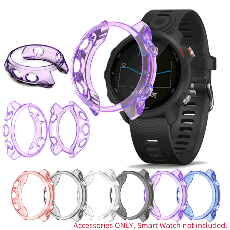 TPU Soft Case Shell Edge Frame Glass Screen Protector For Garmin Forerunner 245/245M Fr245 Music Watch Protective Bumper Cover
TPU Soft Case Shell Edge Frame Glass Screen Protector For Garmin Forerunner 245/245M Fr245 Music Watch Protective Bumper Cover