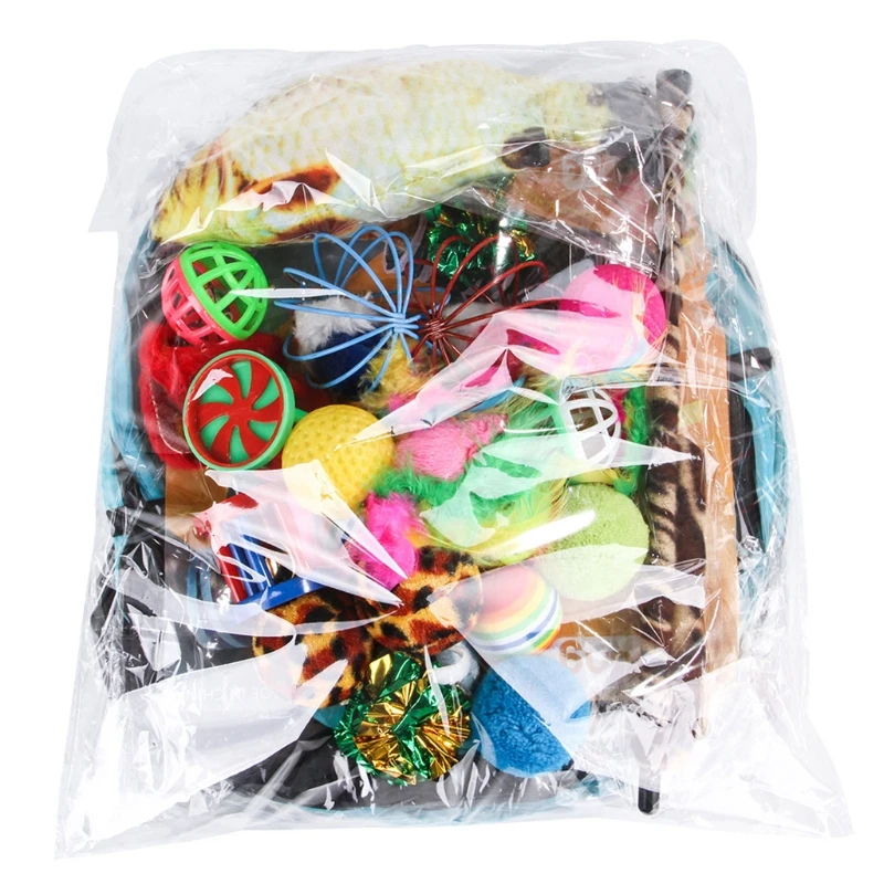 27Pcs Cat Kitten Toys Assorted Tunnel Catnip Fish Feather Teaser Wand Fluffy Mouse Mice Balls Bells Toys for Cat Puppy
27Pcs Cat Kitten Toys Assorted Tunnel Catnip Fish Feather Teaser Wand Fluffy Mouse Mice Balls Bells Toys for Cat Puppy