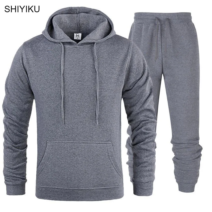 SHIYIKU Spring Hot Sale Brand Men's Sports Leisure Joggers Sweat Suits Hoodies+Pants Sweatshirt Sportswear Set 2pc Hoody Suit
SHIYIKU Spring Hot Sale Brand Men's Sports Leisure Joggers Sweat Suits Hoodies+Pants Sweatshirt Sportswear Set 2pc Hoody Suit