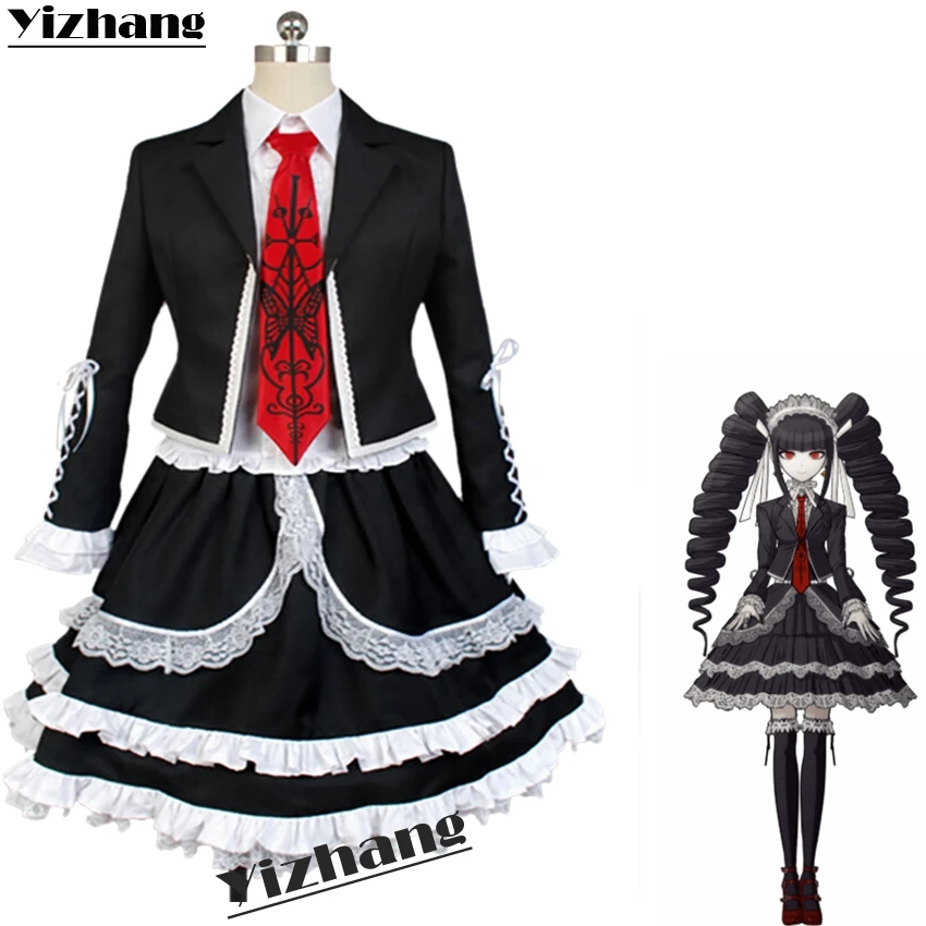 Yizhang аниме Danganronpa 1 Kirigiri Kyouko Maizono Sayaka asahina aoi Косплей Костюм yasuhiro taeko Униформа полный