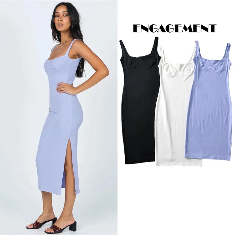 ENGAGEMENT 2021 Temperament square collar vest dress summer new women's bag hip skirt vestido feminino
ENGAGEMENT 2021 Temperament square collar vest dress summer new women's bag hip skirt vestido feminino