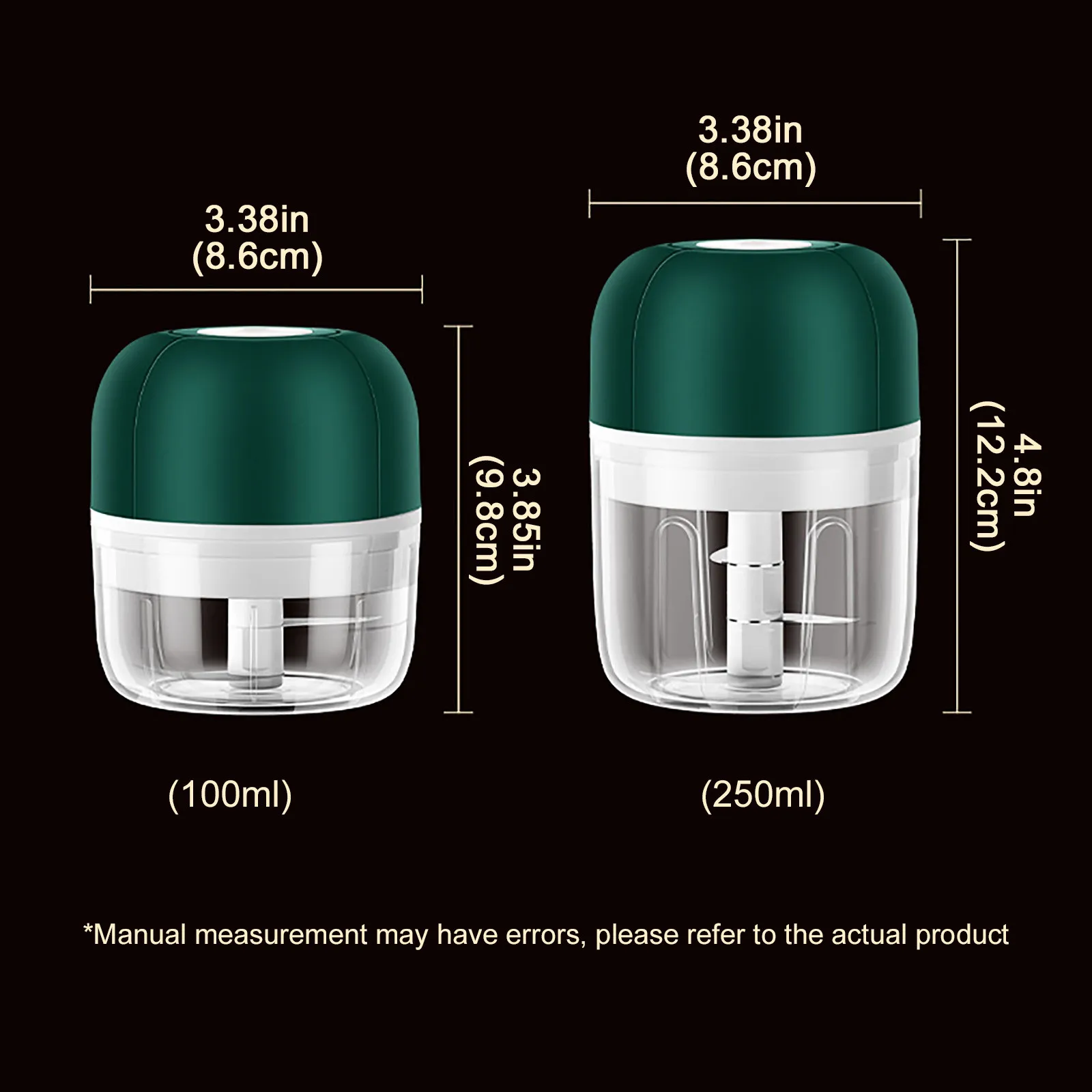Newes Wireless Mini Electric Food Chopper Vegetable Fruit Garlic Blenders Mashed Garlic Tools, Dumpling Stuffing Mincer, Shredde
Newes Wireless Mini Electric Food Chopper Vegetable Fruit Garlic Blenders Mashed Garlic Tools, Dumpling Stuffing Mincer, Shredde