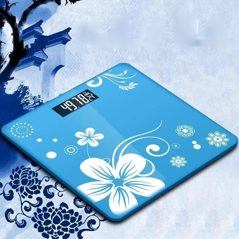 Glass Led Scales Body Fat Precision Digital Blue Cute Weighing Scale Glass Electronic Bilancia Pesapersone Home Products DI50TZC
Glass Led Scales Body Fat Precision Digital Blue Cute Weighing Scale Glass Electronic Bilancia Pesapersone Home Products DI50TZC