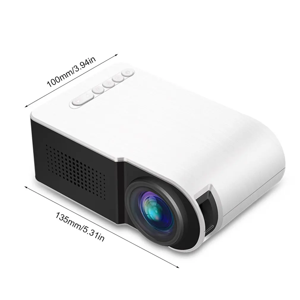 2019 New US Plug LED Mini Portable Projector 1080P HD Projection Yg210 Household Micro Mini Projector For Lesiure White
2019 New US Plug LED Mini Portable Projector 1080P HD Projection Yg210 Household Micro Mini Projector For Lesiure White