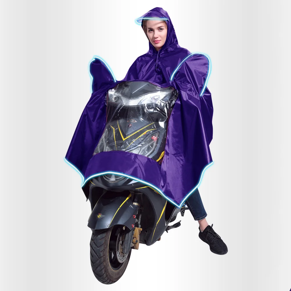 Poncho With Reflective Strip Safe Riding Motorcycle Accessories Wide Hat Brim Waterpoof PVC Universal Rain Cape
Poncho With Reflective Strip Safe Riding Motorcycle Accessories Wide Hat Brim Waterpoof PVC Universal Rain Cape